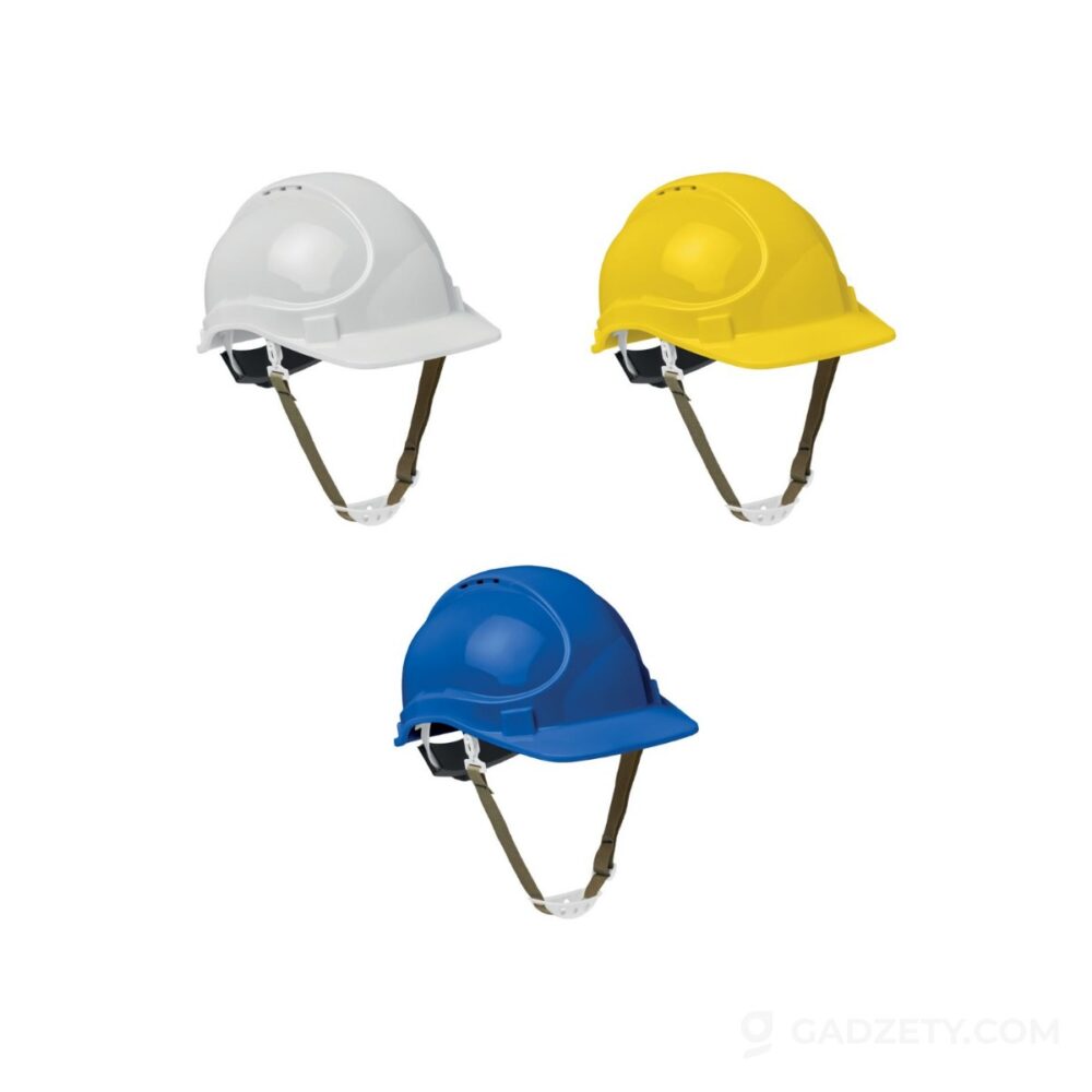 Kask ochronny HELM, z paskiem podbródkowym