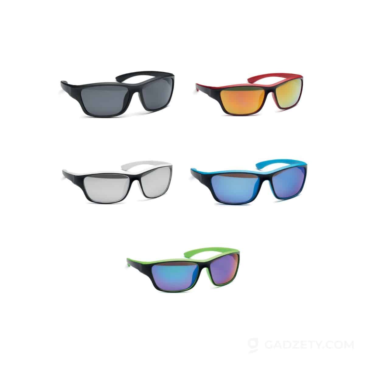 Lustrzane sportowe okulary prze YUMA
