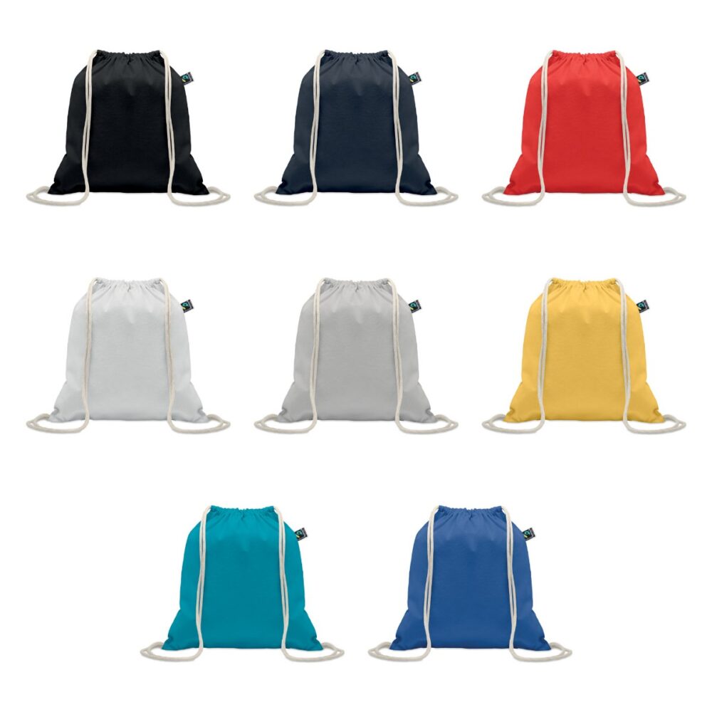 Worek ze sznurkiem Fairtrade 18 OSOLE DRAW COLOUR - warianty kolorystyczne