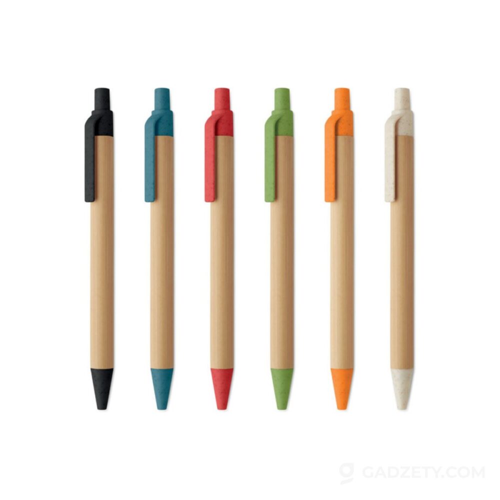 Długopis Itea Colour, bambusowy z tuszem