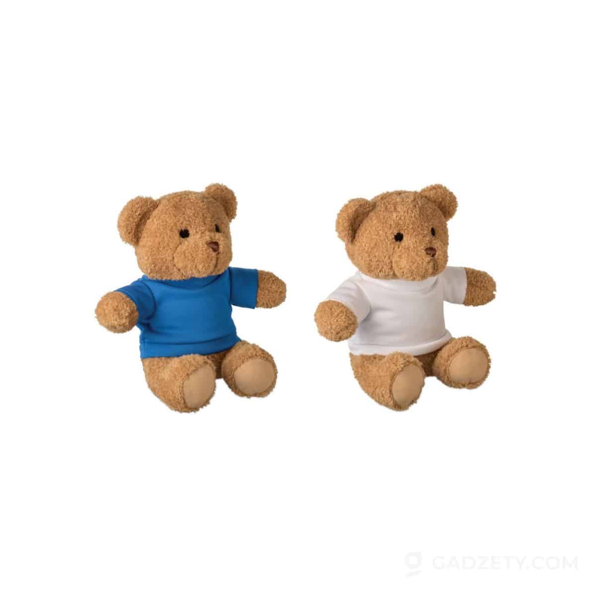 Miś pluszowy Jackie 23 cm z białą koszulką
