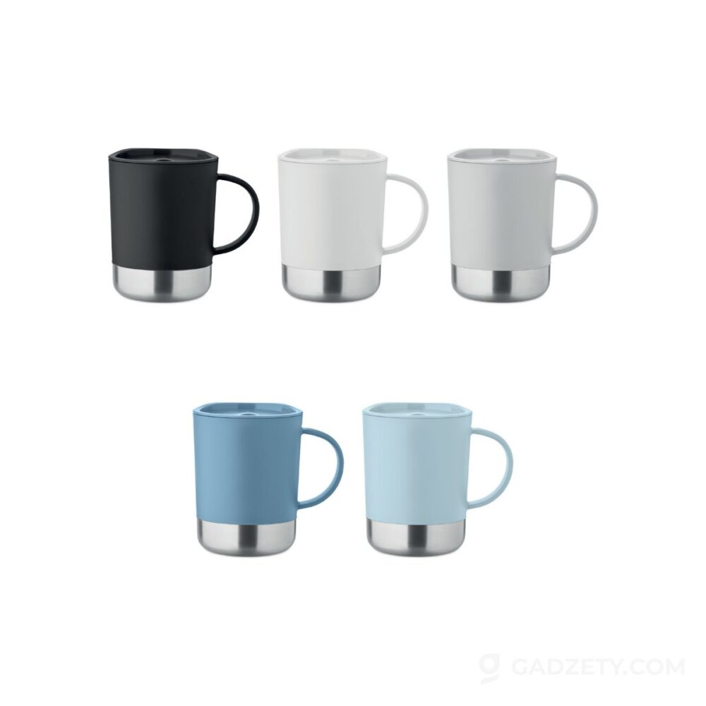 Kubek Beaker z przesuwaną pokrywką 300 ml