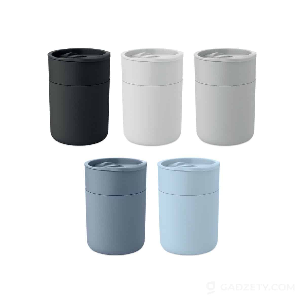 Kubek GOBLET z pokrywką i osłoną, 330 ml