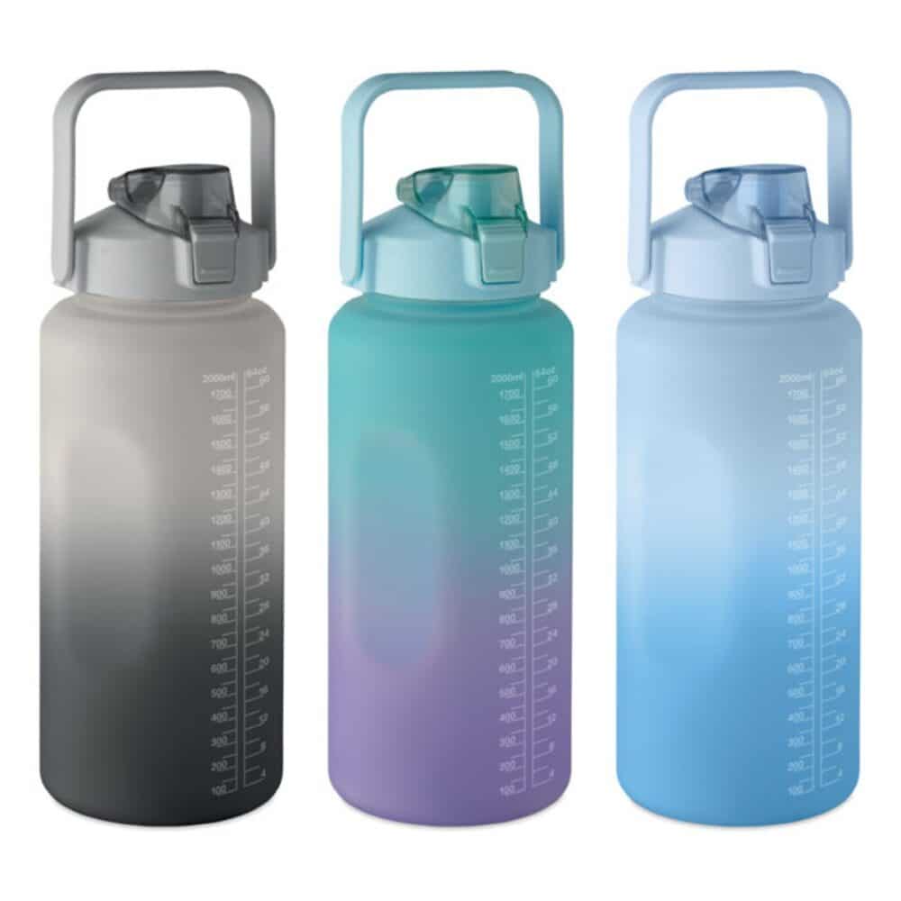 Butelka na wodę RPET 2000ml ACTIVATE MAX - warianty kolorystyczne
