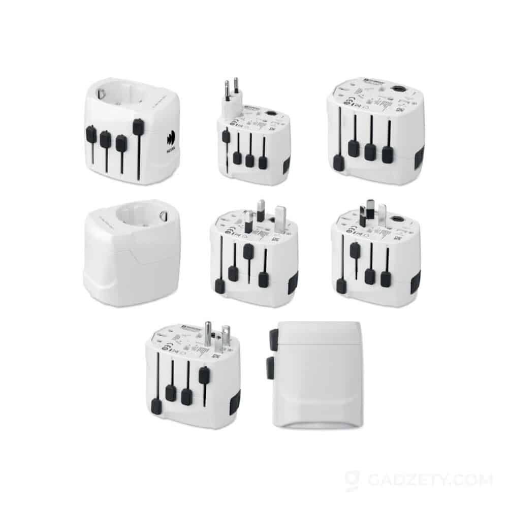 Adapter podróżny SKROSS PRO, 3-biegunowy