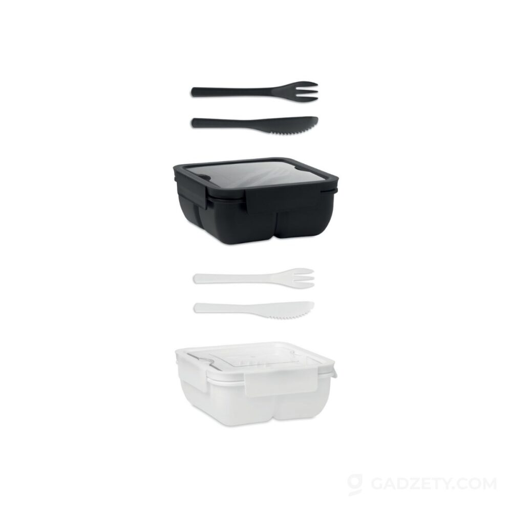 Lunchbox ze sztućcami 600ml SATURDAY