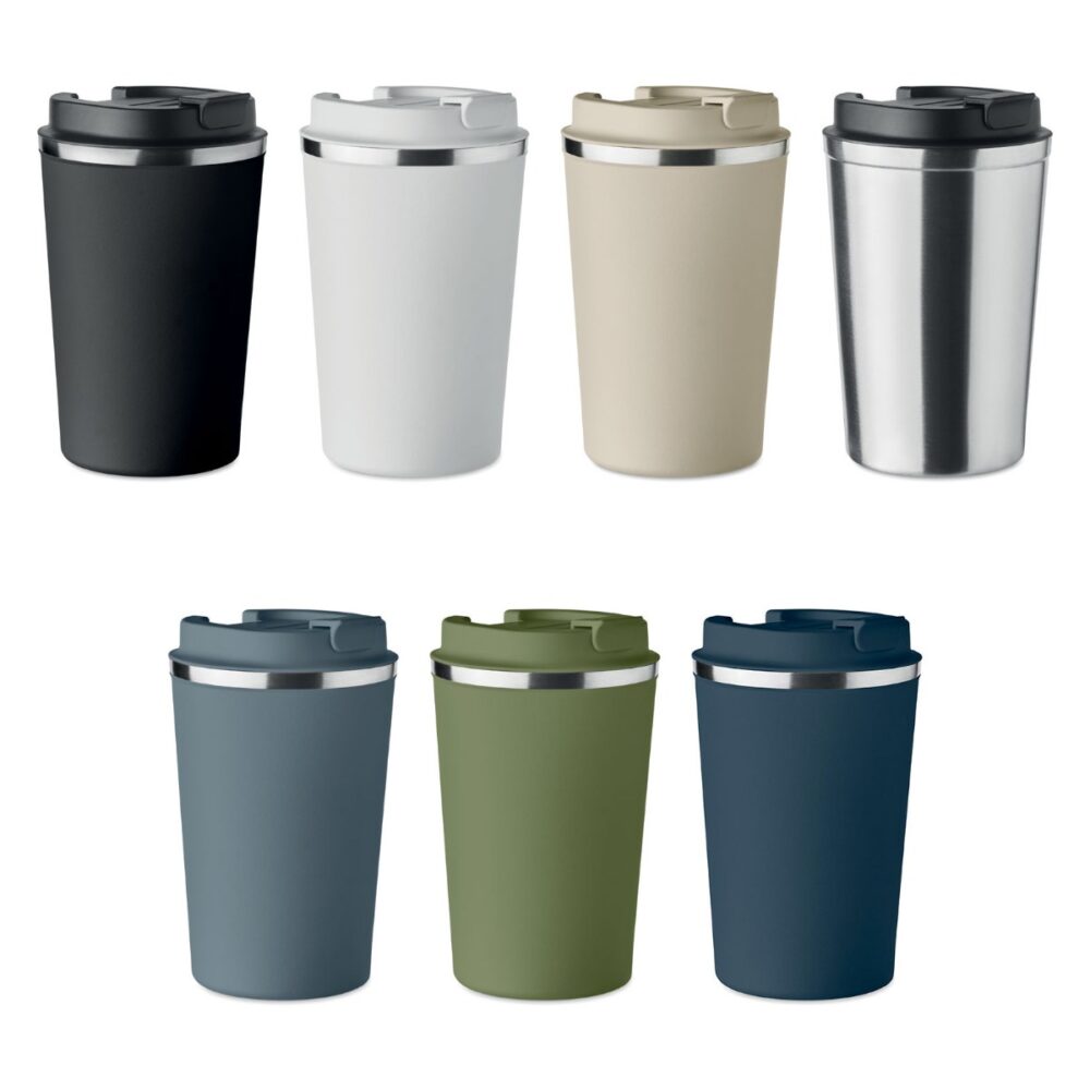Dwuścienny kubek 350 ml BRACE - warianty kolorystyczne