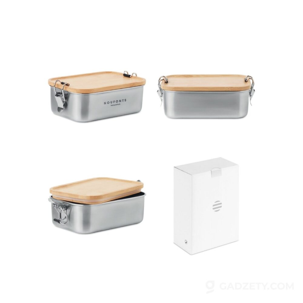 Lunchbox Sonabox, z bambusową pokrywką
