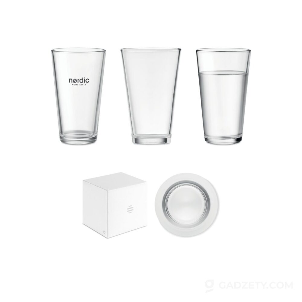 Szklanka stożkowa RONGO, ze szkła 300 ml