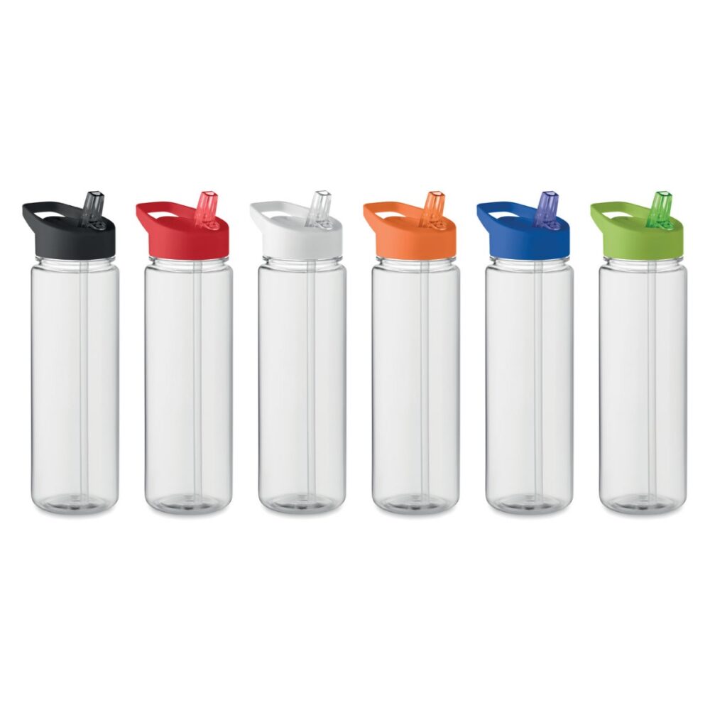 RPET butelka 650ml PP flip lid ALABAMA - warianty kolorystyczne