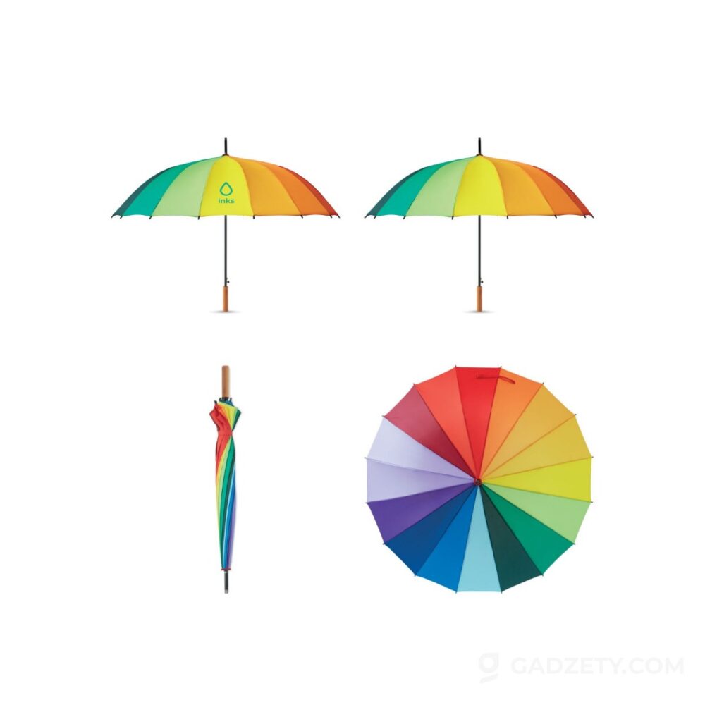 Tęczowy parasol 27 cali BOWBRELLA