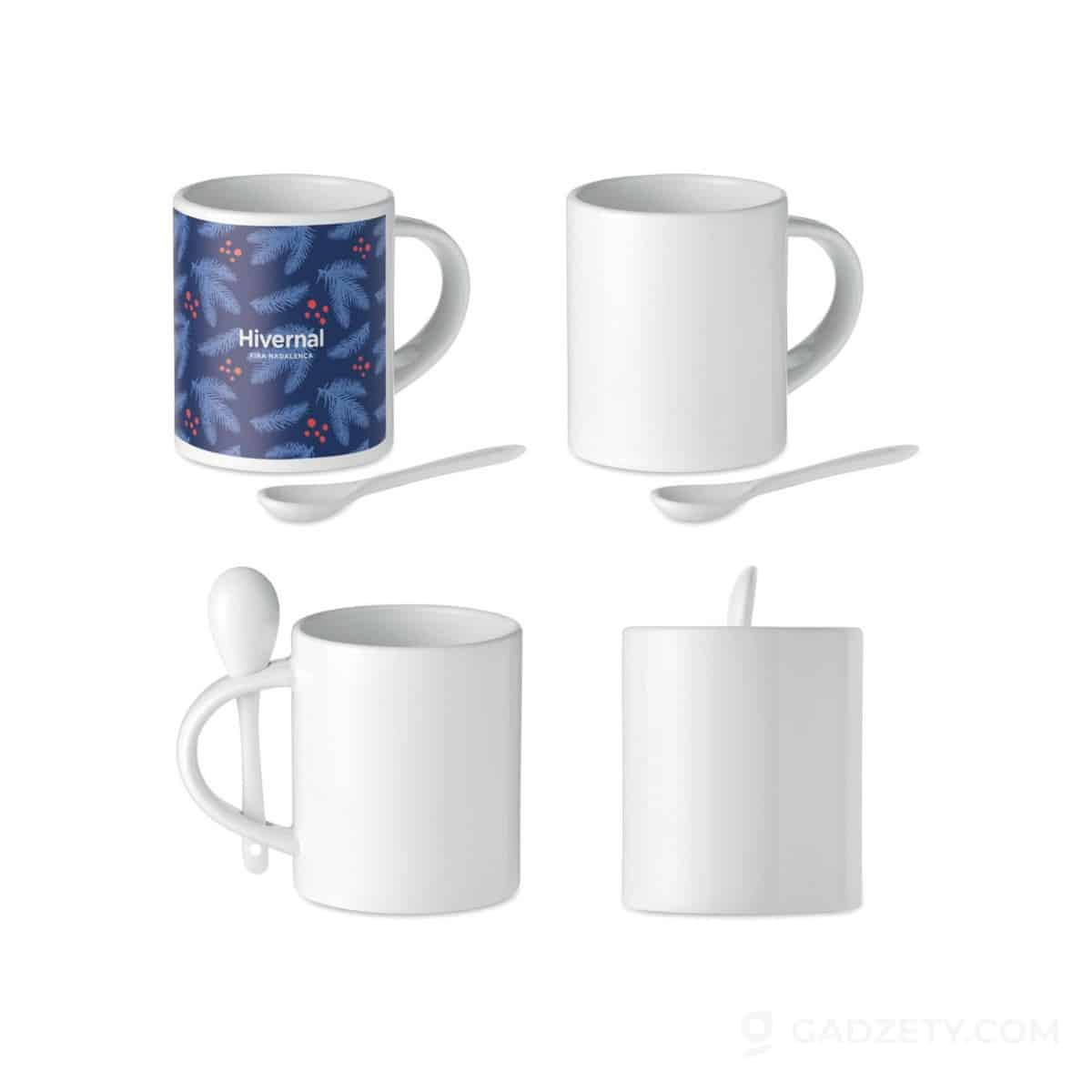 Kubek ceramiczny 300 ml SUBLIM SPOON