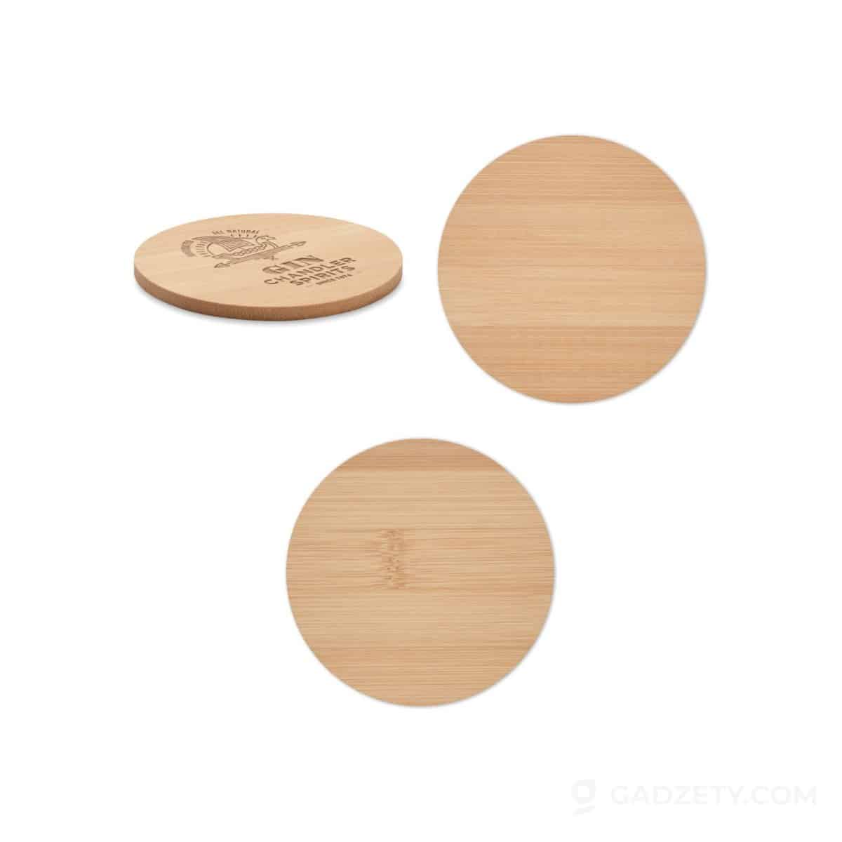Podstawka pod szklanki Bayin, bambusowa