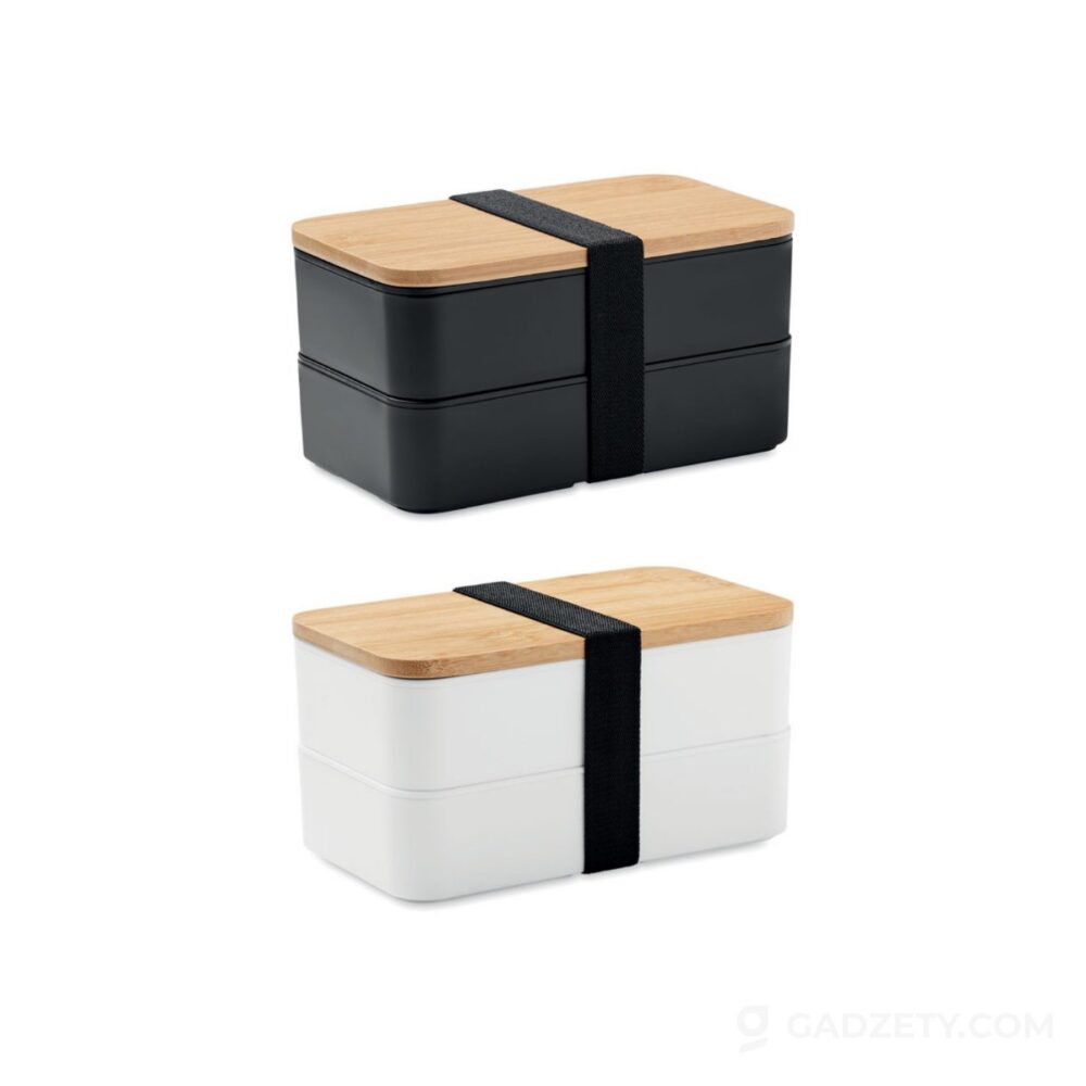 Lunch box z bambusową pokrywką BAAKS