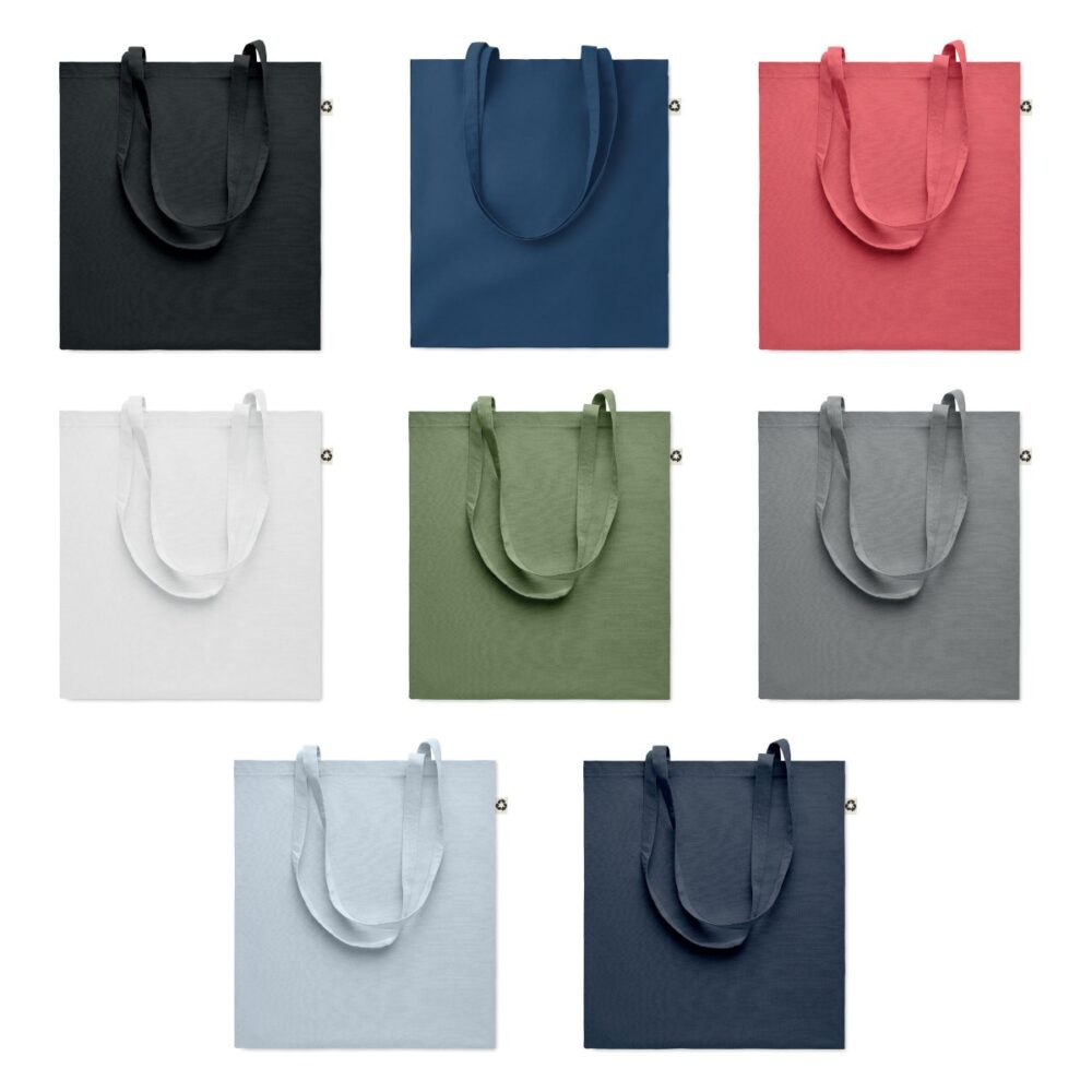 Torba z bawełny z recyklingu ZOCO COLOUR - warianty kolorystyczne