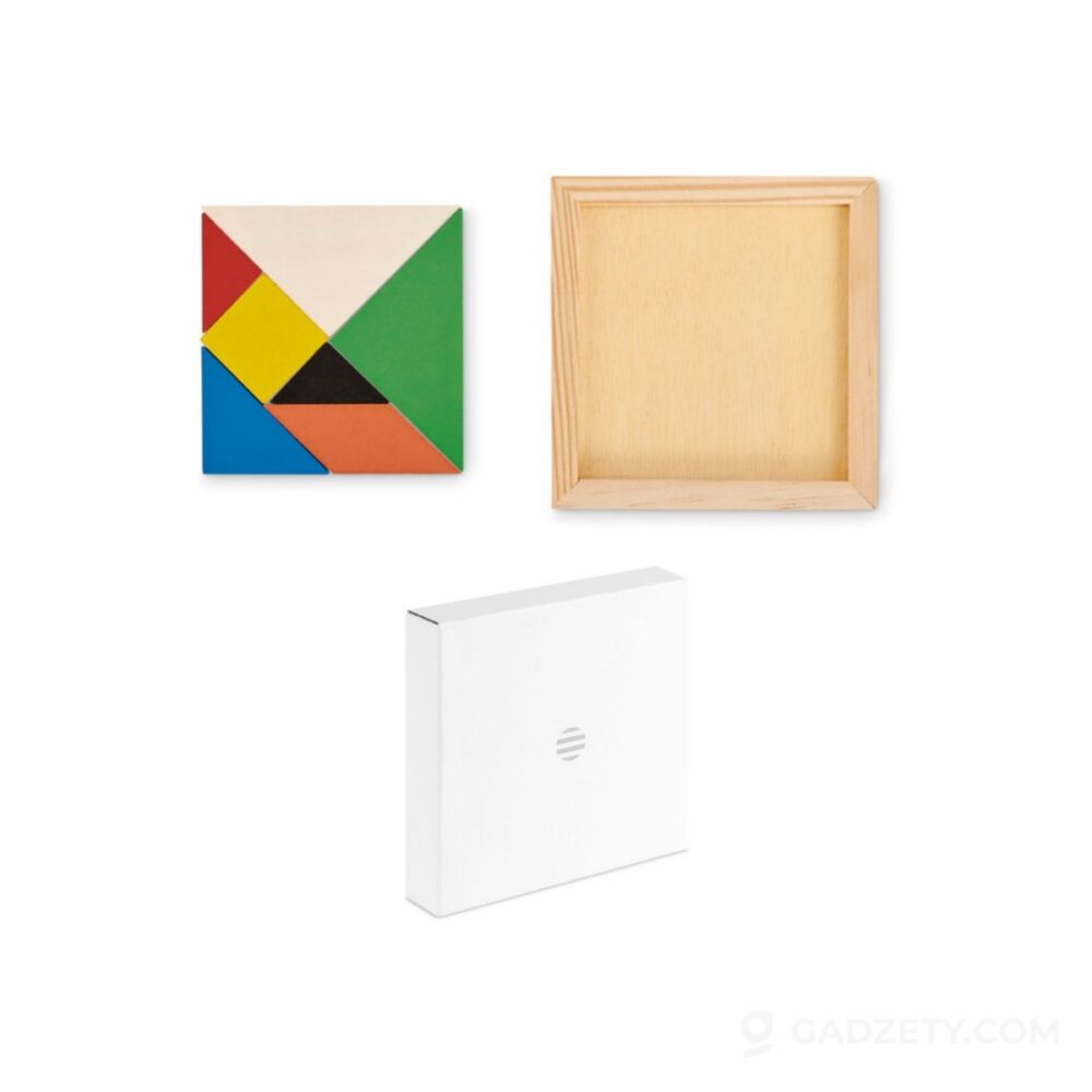 Puzzle drewniane Tangram, 7-elementowe