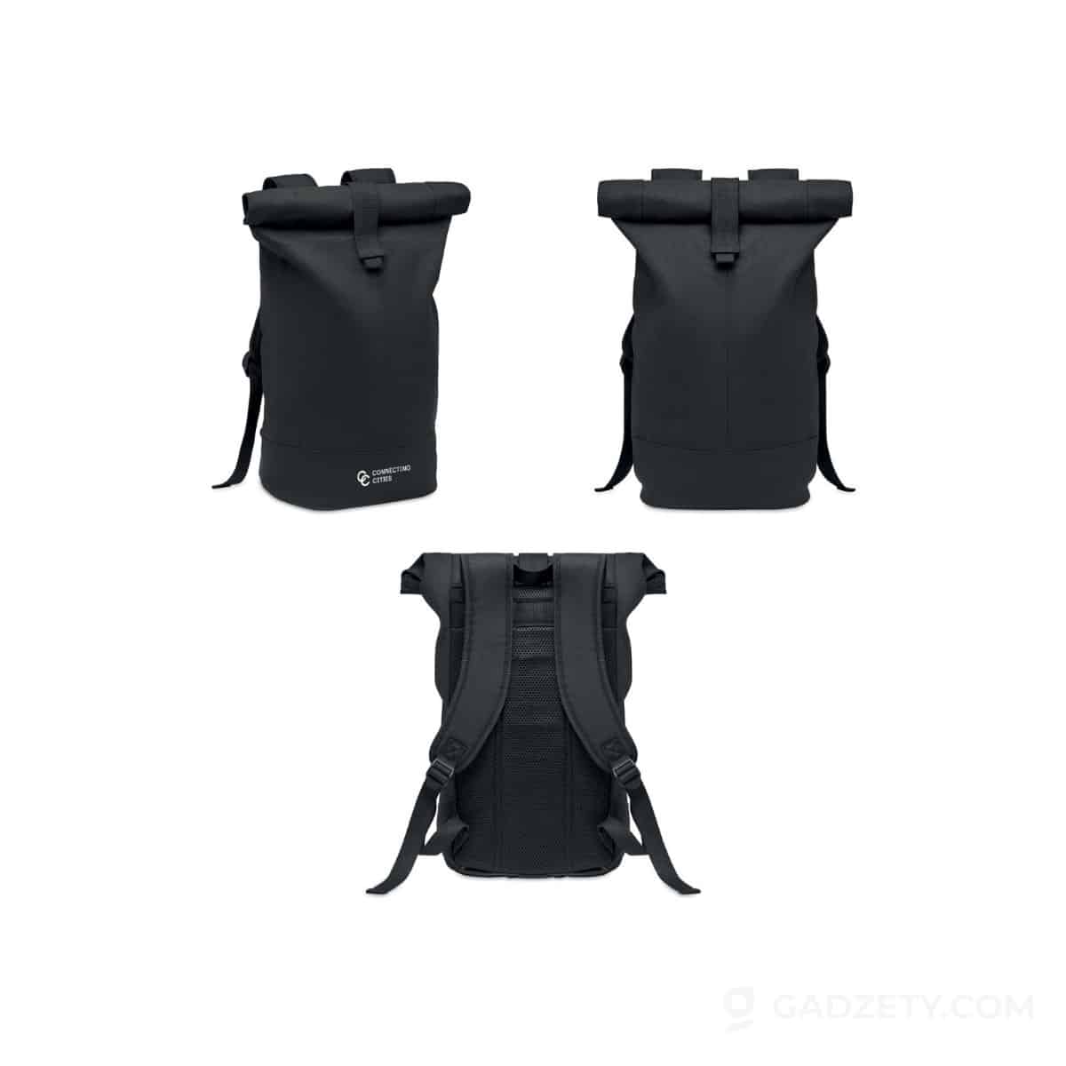 Plecak ZURICH ROLL, rolltop, canvasowy