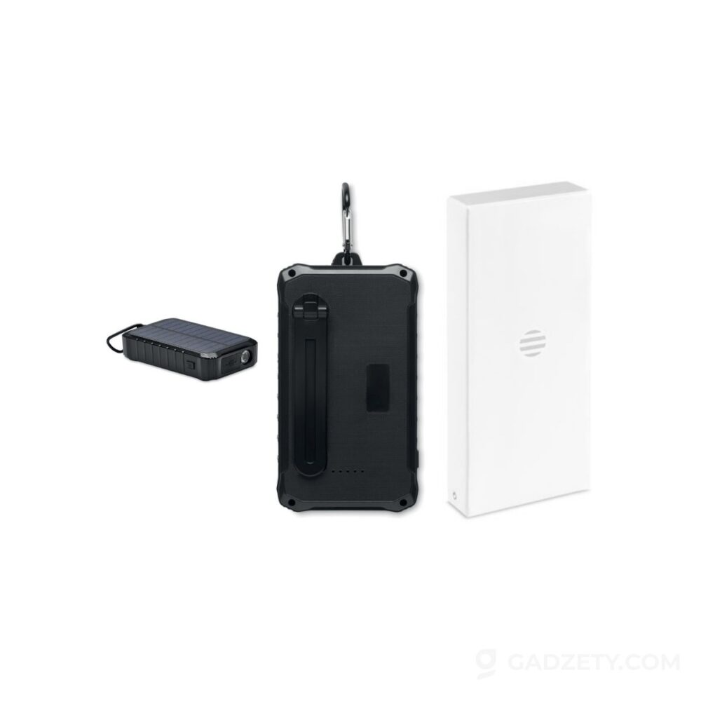 Power bank solarny DYA z dynamem na korbkę