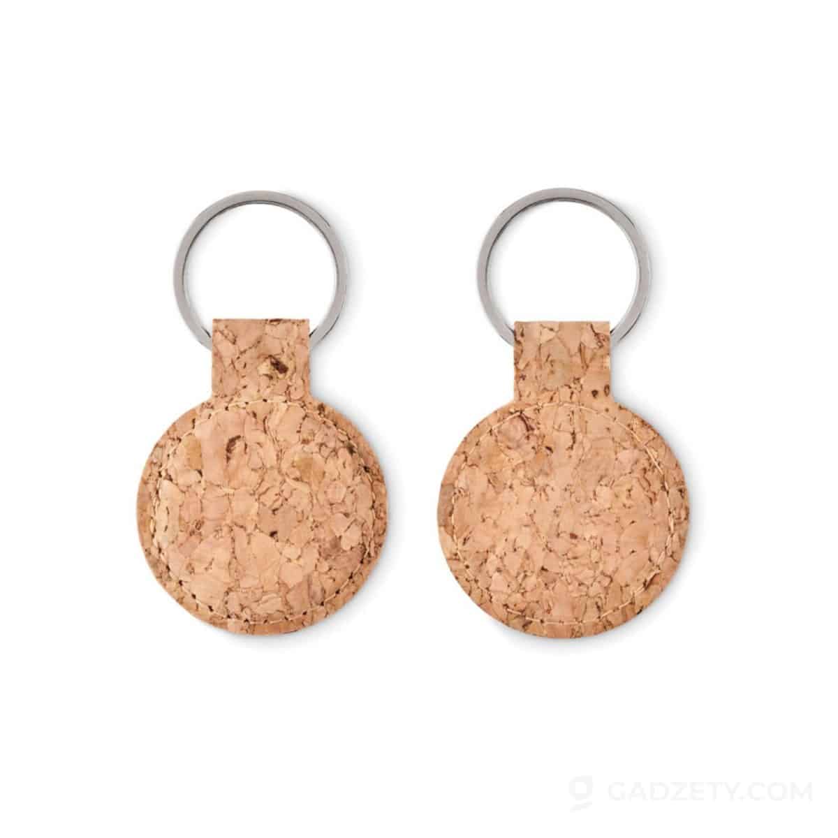 Okrągły brelok z korka CINCIN