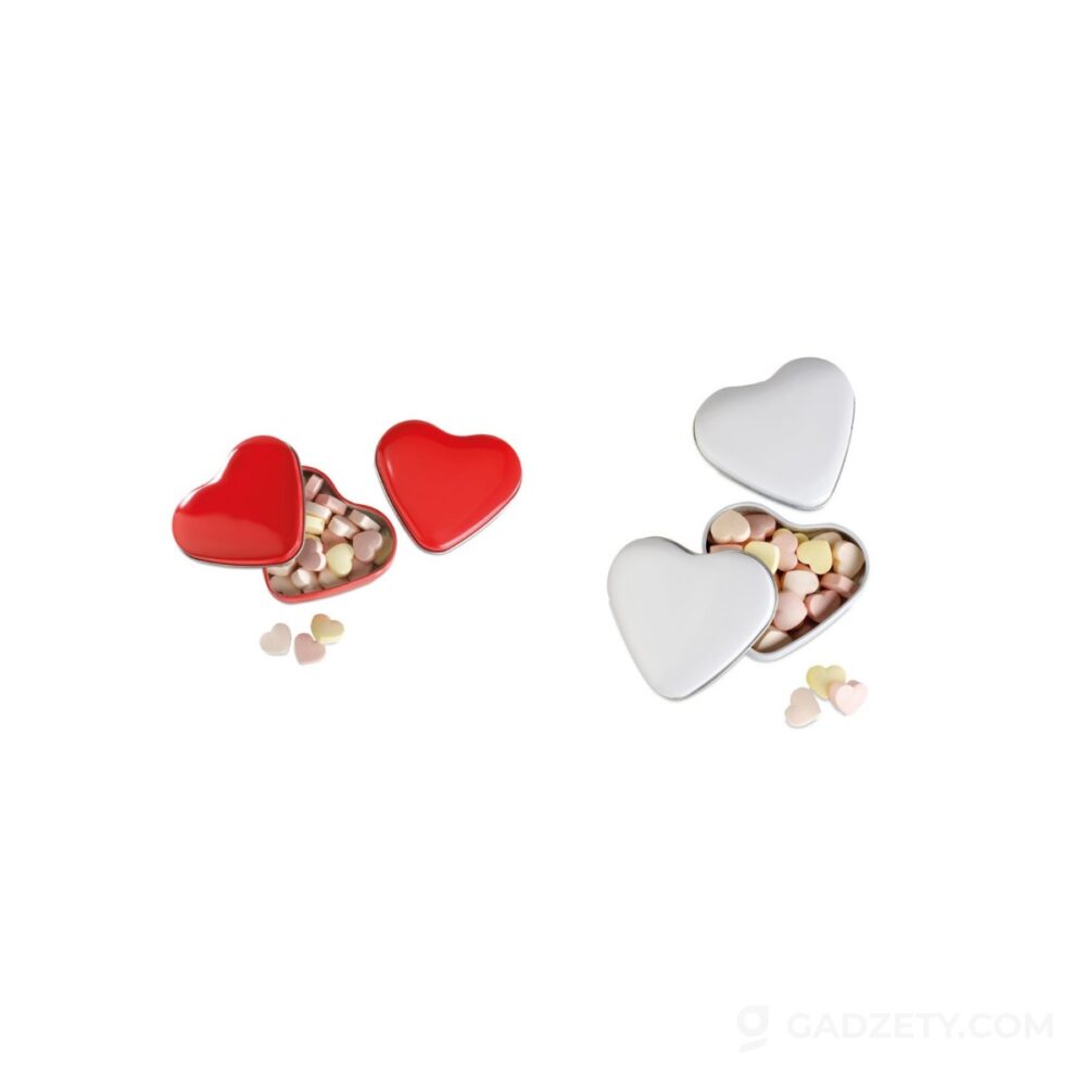 Cukierki w pudełku, serce LOVEMINT