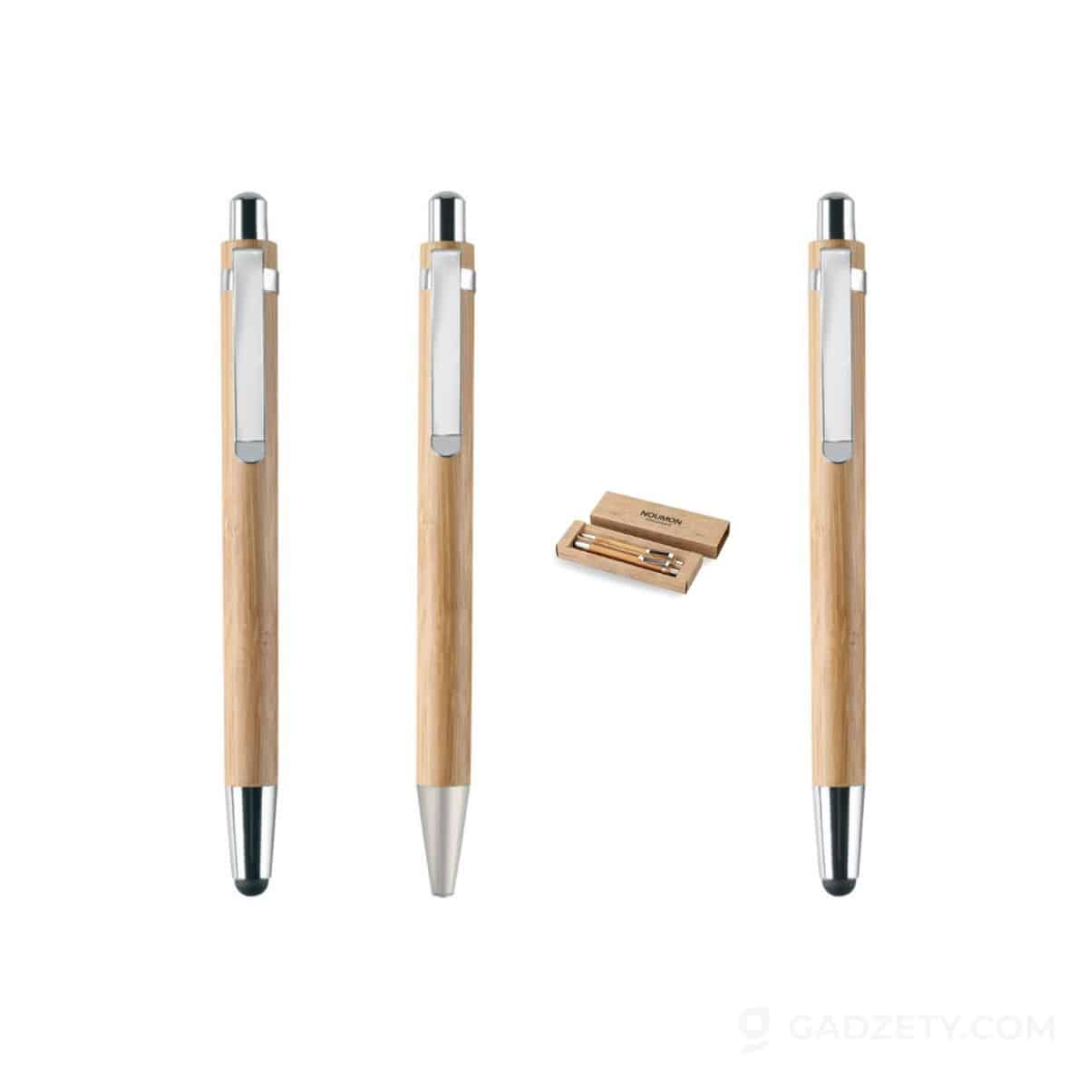 Zestaw piśmienniczy Bambooset, bambusowy