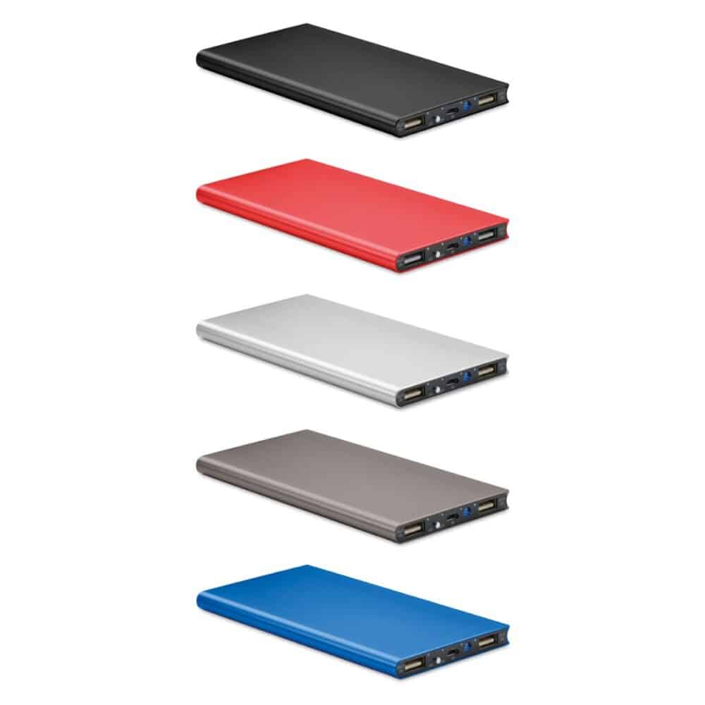 Power bank 8000mAh POWERFLAT8 - warianty kolorystyczne