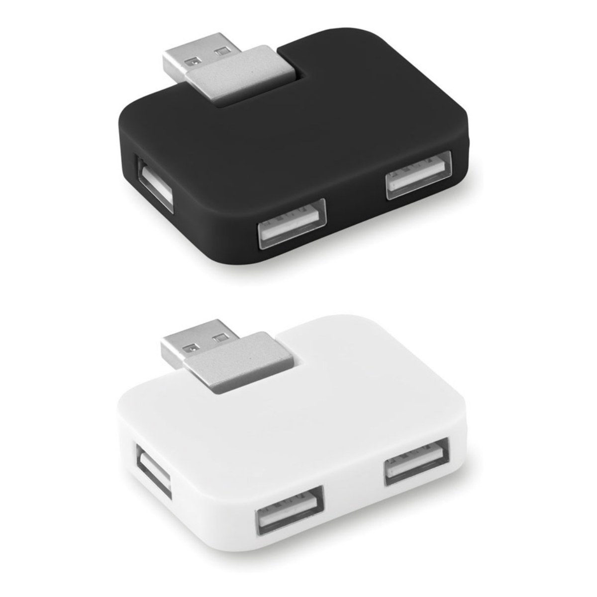 Hub USB 4 porty SQUARE - warianty kolorystyczne