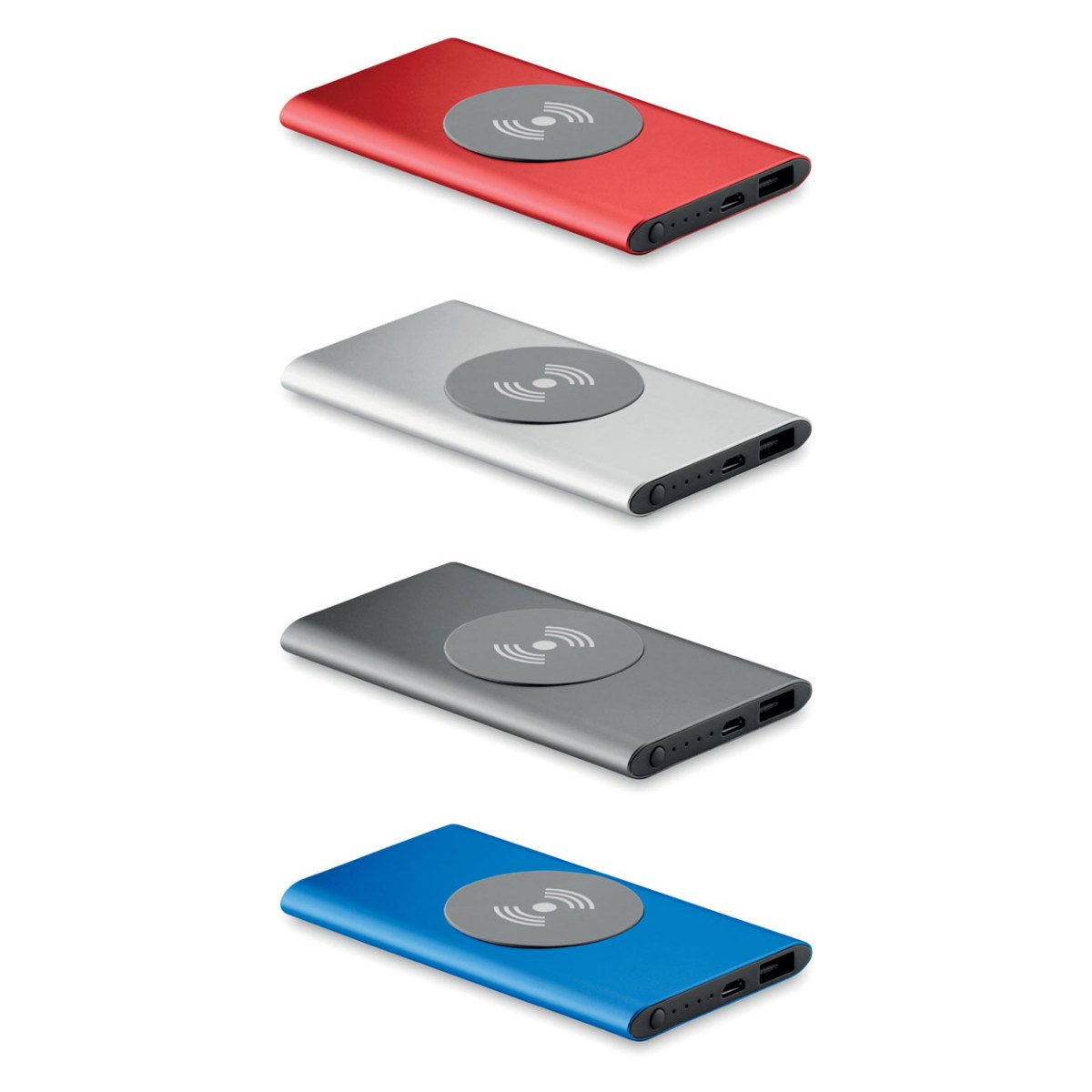 Powerbank bezprzewodowy POWER&WIRELESS - warianty kolorystyczne