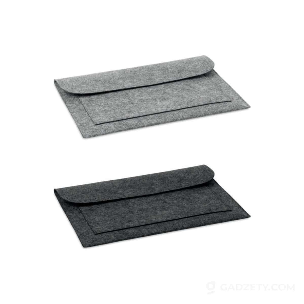 Etui na laptopa POUCHLO, filc RPET 15 cali