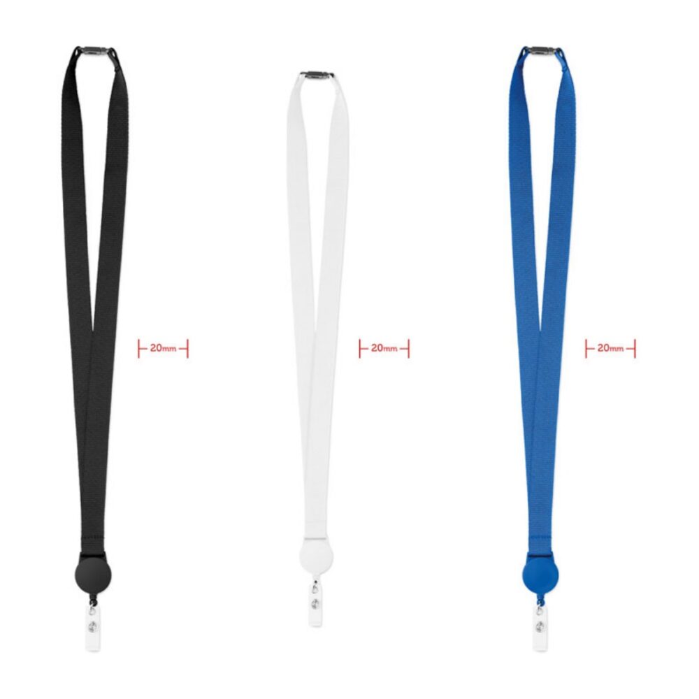 Smycz z wysuwanym uchwytem ZIP LANYARD - warianty kolorystyczne