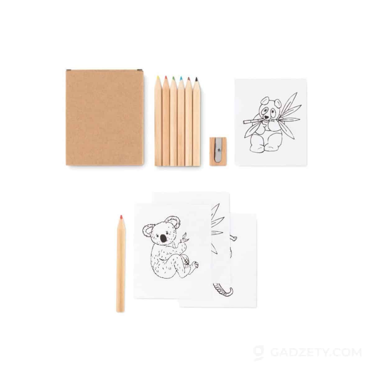 Zestaw do kolorowania Little Vangogh kredki