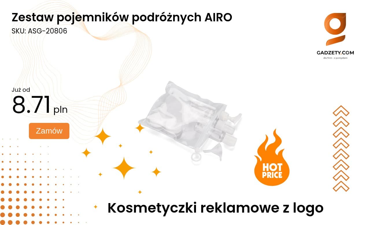 Zestaw pojemników podróżnych AIRO Zestaw pojemników podróżnych AIRO