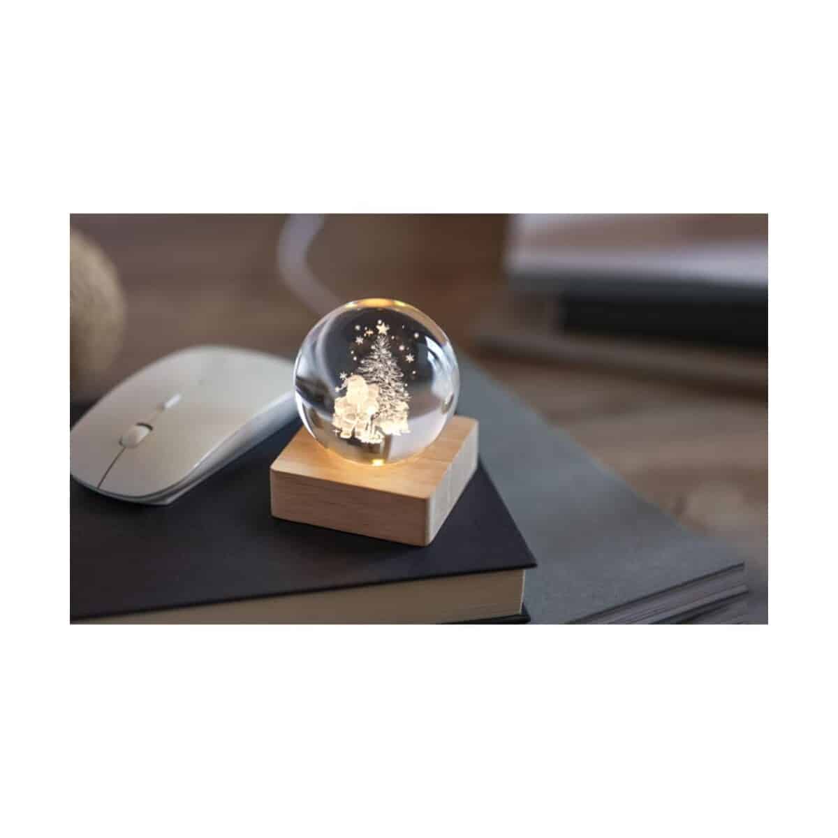Świąteczna owa kula LED SANTA LIGHT cx1541-40-ambiant