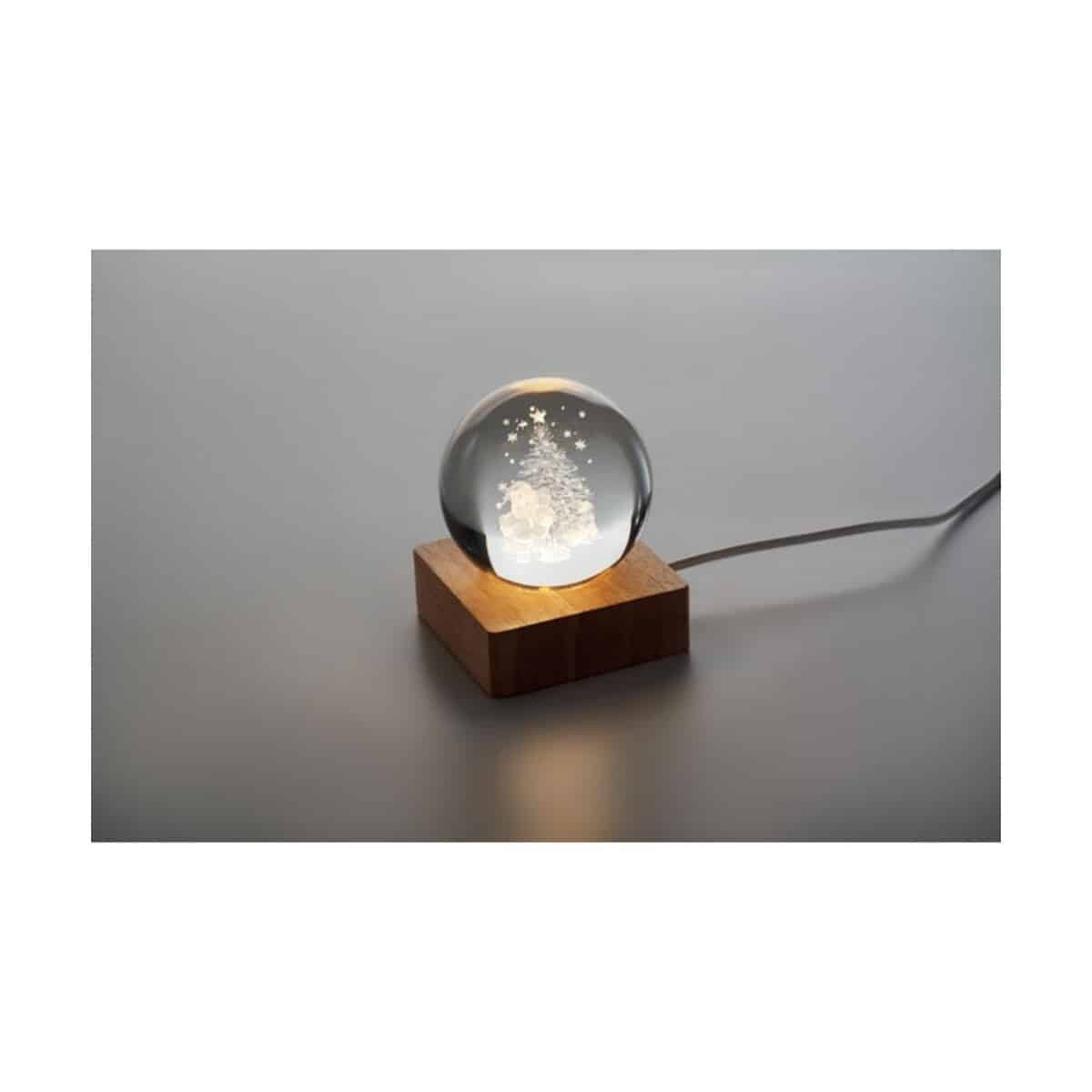 Świąteczna owa kula LED SANTA LIGHT cx1541-40-detail