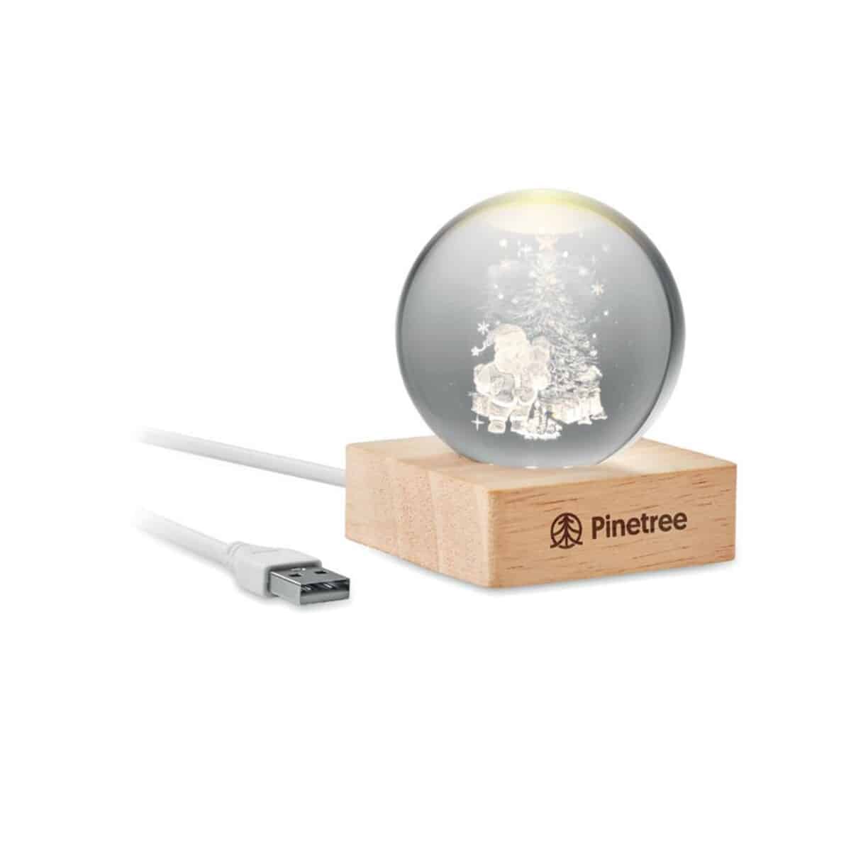 Świąteczna owa kula LED SANTA LIGHT cx1541-40-picture3