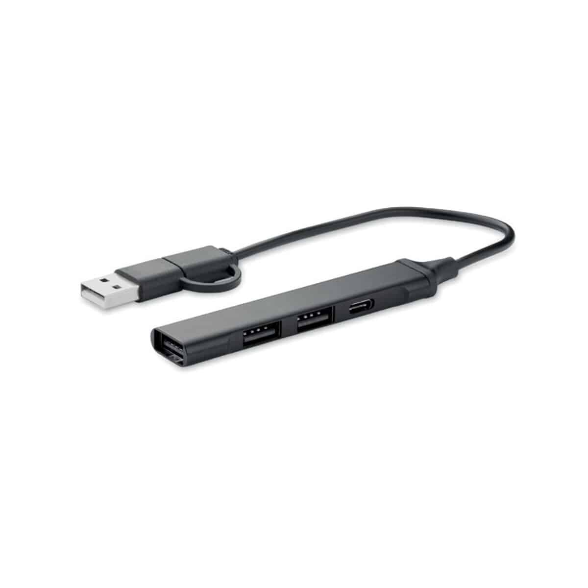 Hub USB z 4 portami 19 cm CURRENT mo2294-03