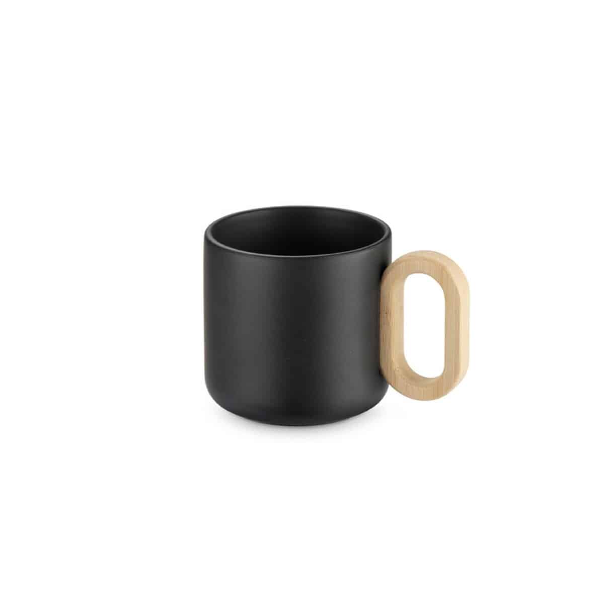 Kubek ceramiczny ELVA 280 ml - czarny