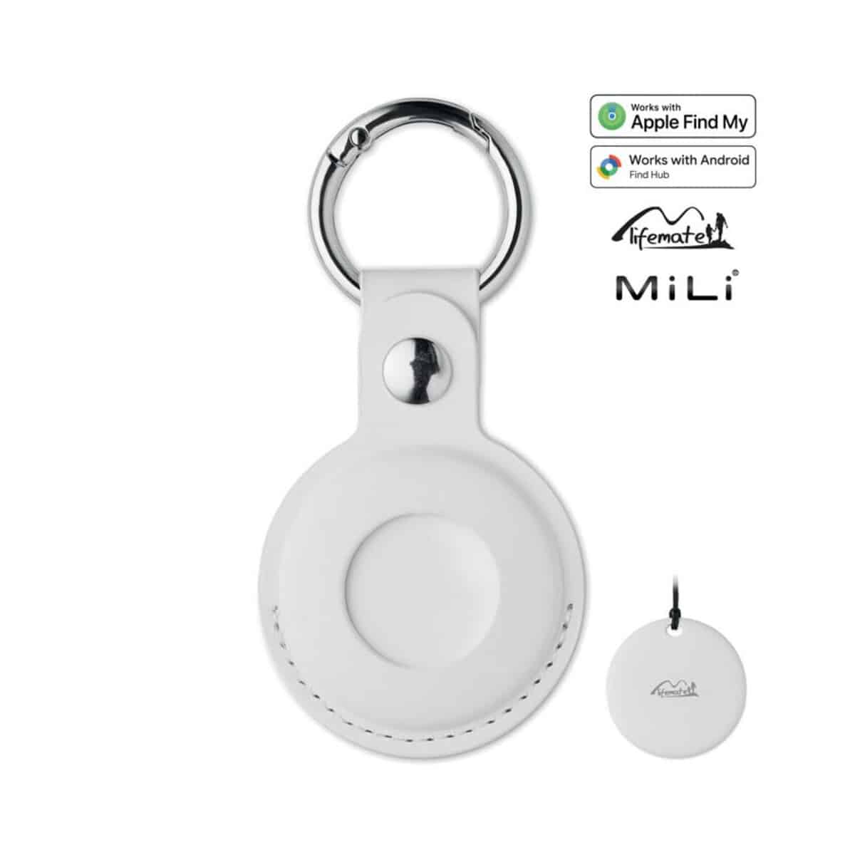 Lokalizator Smart Find My LIFEMATE IN PU CASE - biały