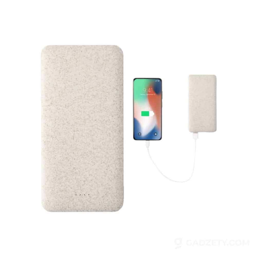 Powerbank Surum 20000 mAh ze słomy pszennej