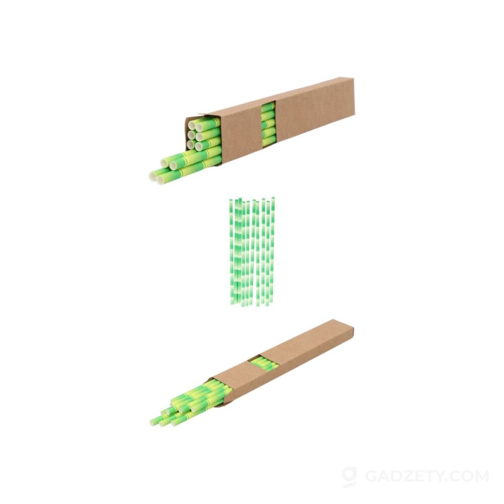 Słomki BamStraw w pudełku papierowym 10 szt