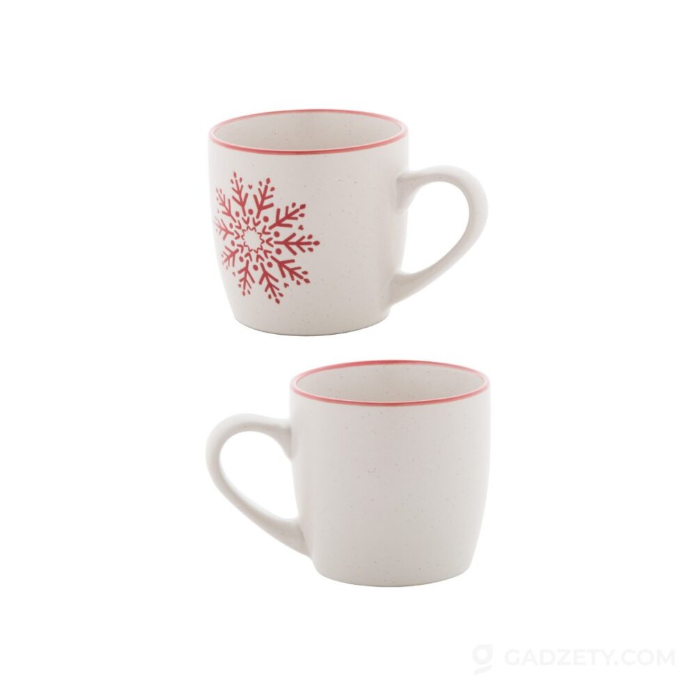 Kubek świąteczny Snoflinga, ceramiczny