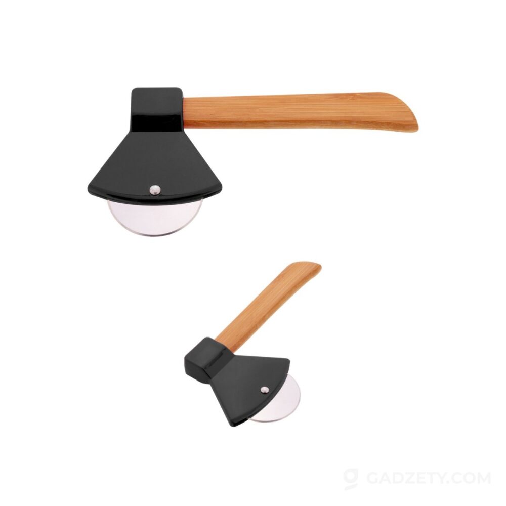 Nóż do pizzy Pizzax, z bambusowym uchwytem