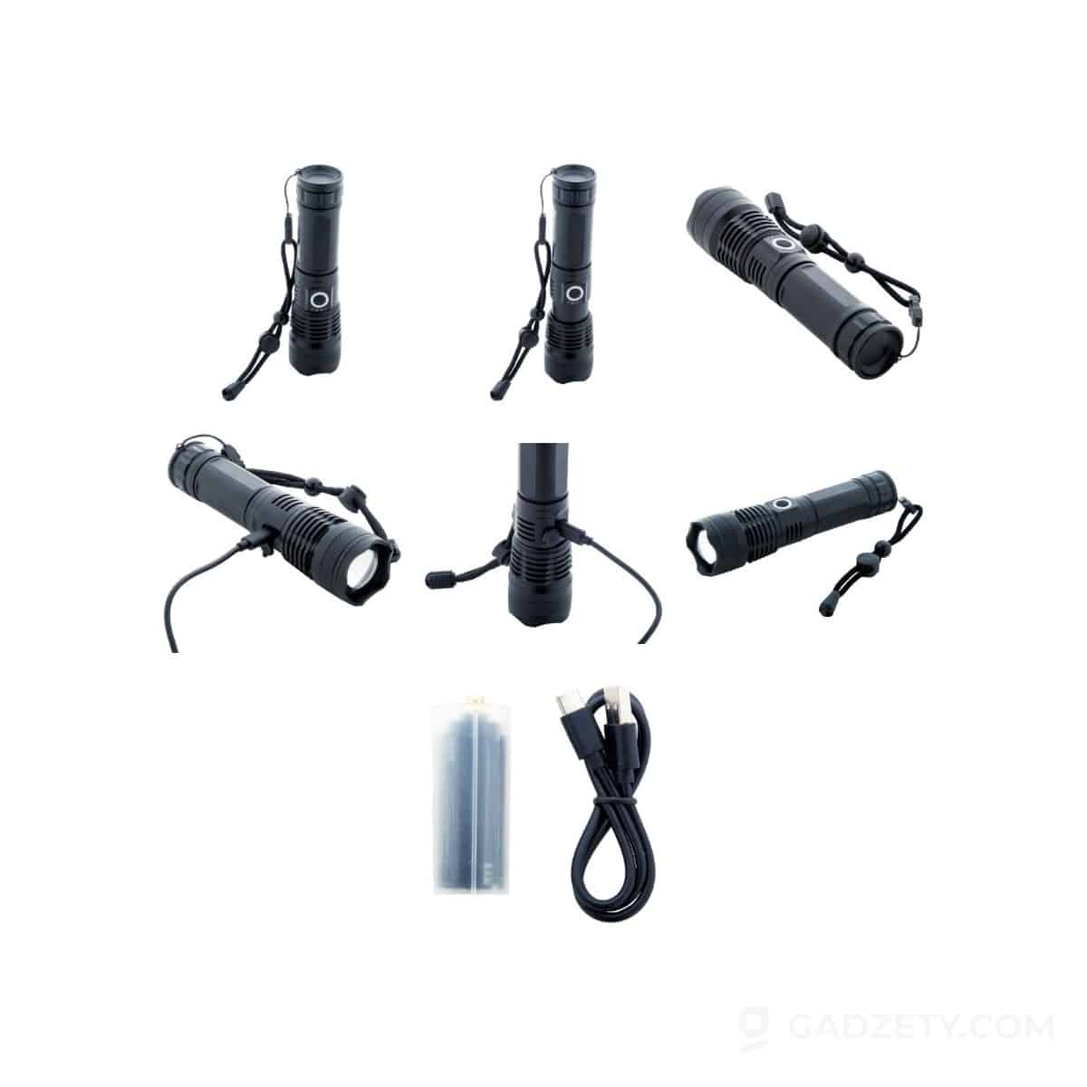 Latarka Chargelight Ultra, aluminiowa USB