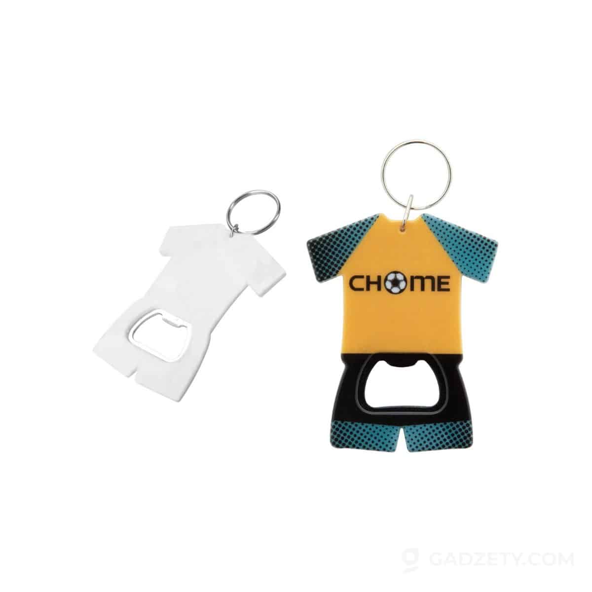 Otwieracz-brelok Soccer, z recyklingu ABS