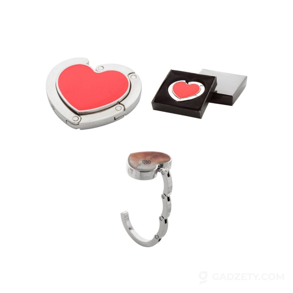 Wieszak na torebkę Amor, serce z magnesem