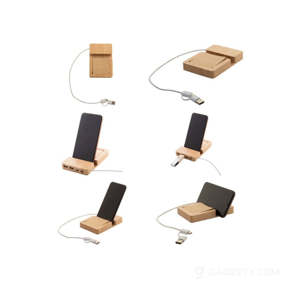 Hub USB Notto, z kartkami samoprzylepnymi