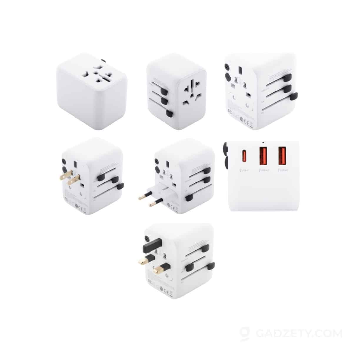 Adapter podróżny Jetsetter Plus, usb-c