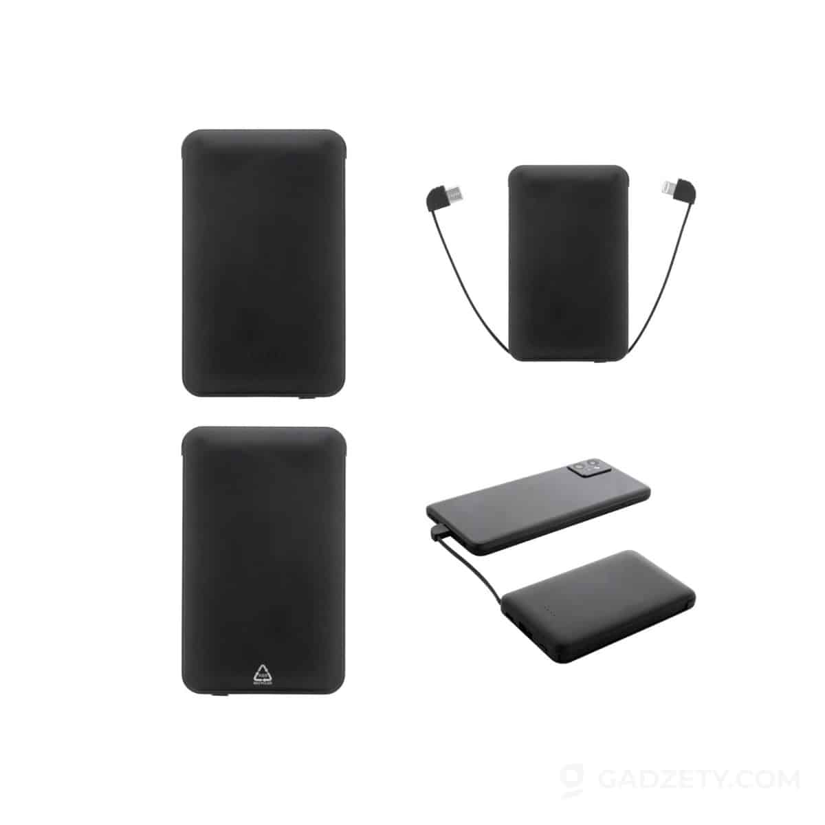 Powerbank RABS 5000 mAh z kablami usb-c