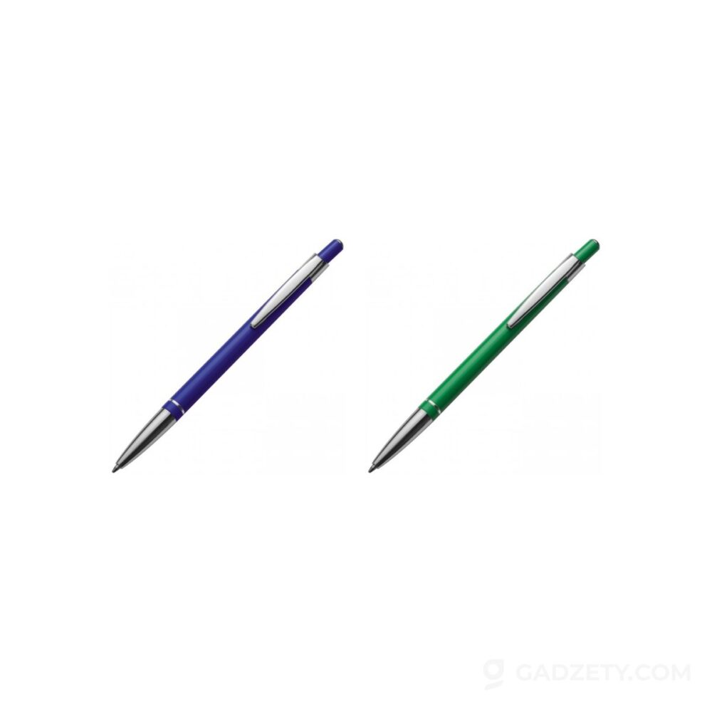 Długopis metalowy Ludwika, niebieski wkład