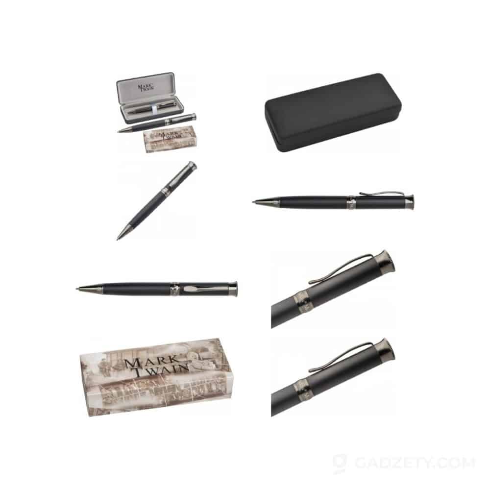 Długopis metalowy Felicja Mark Twain, z etui